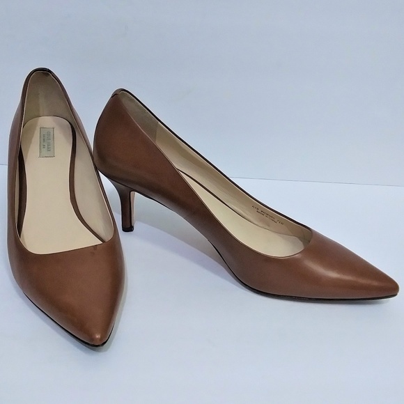 Cole Haan Shoes - Cole Haan Brown Leather Low Heel Pump
